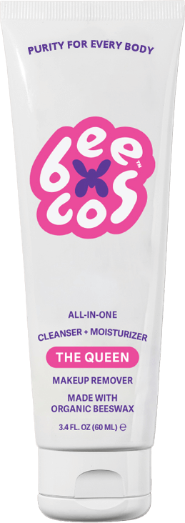 image of beecos all-in-one cleanser + moisturizer makeup remover