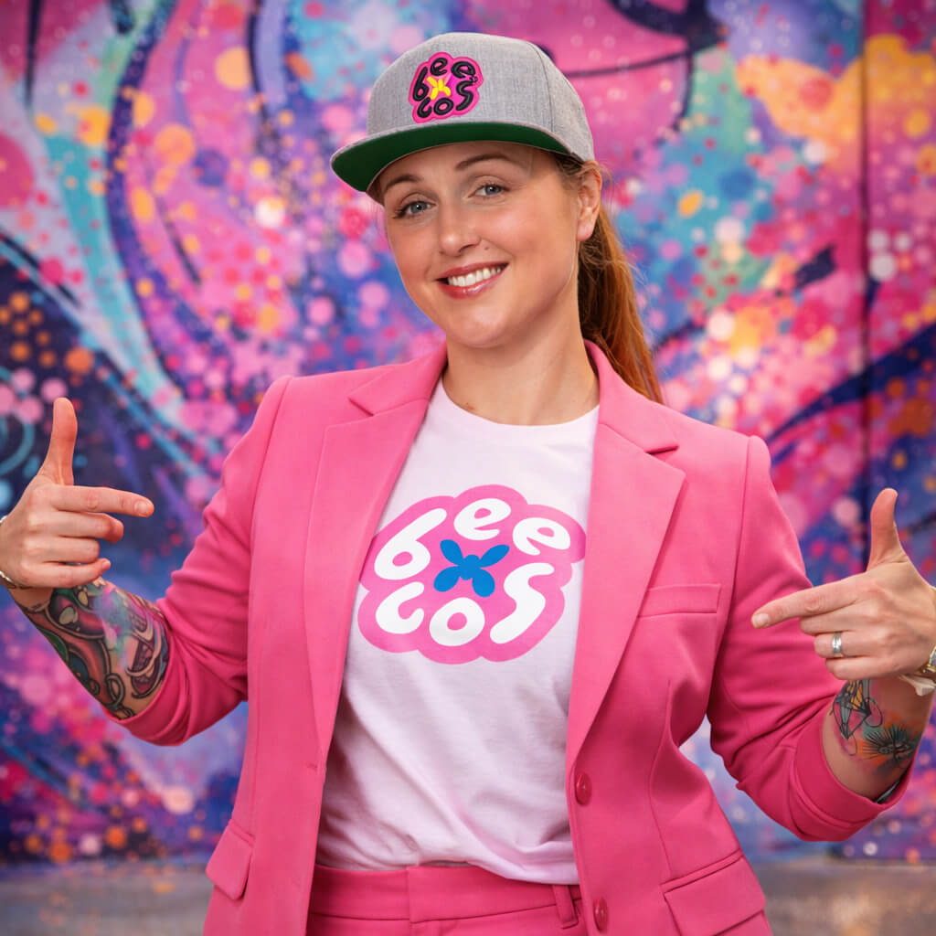a photo of the founder of Beecos beauty, Sheri Olesen